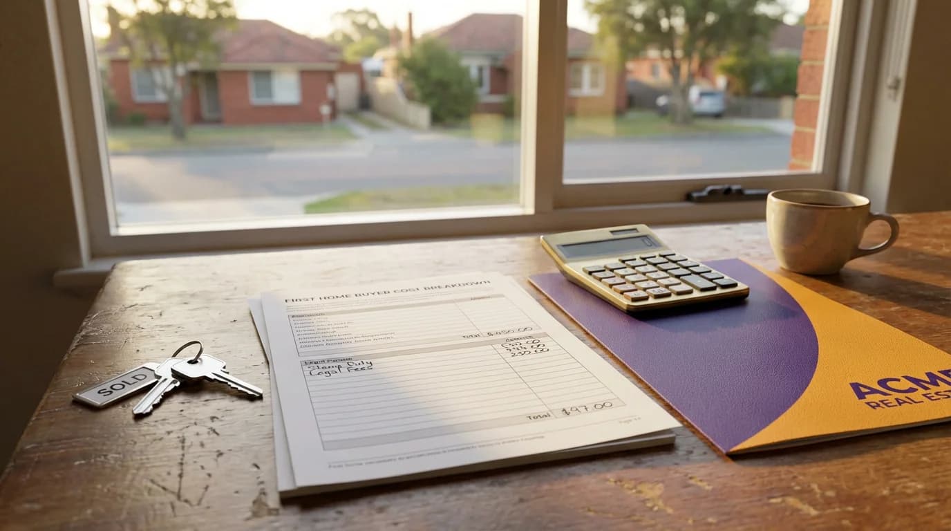 Documents and calculator for planning the costs of selling a home