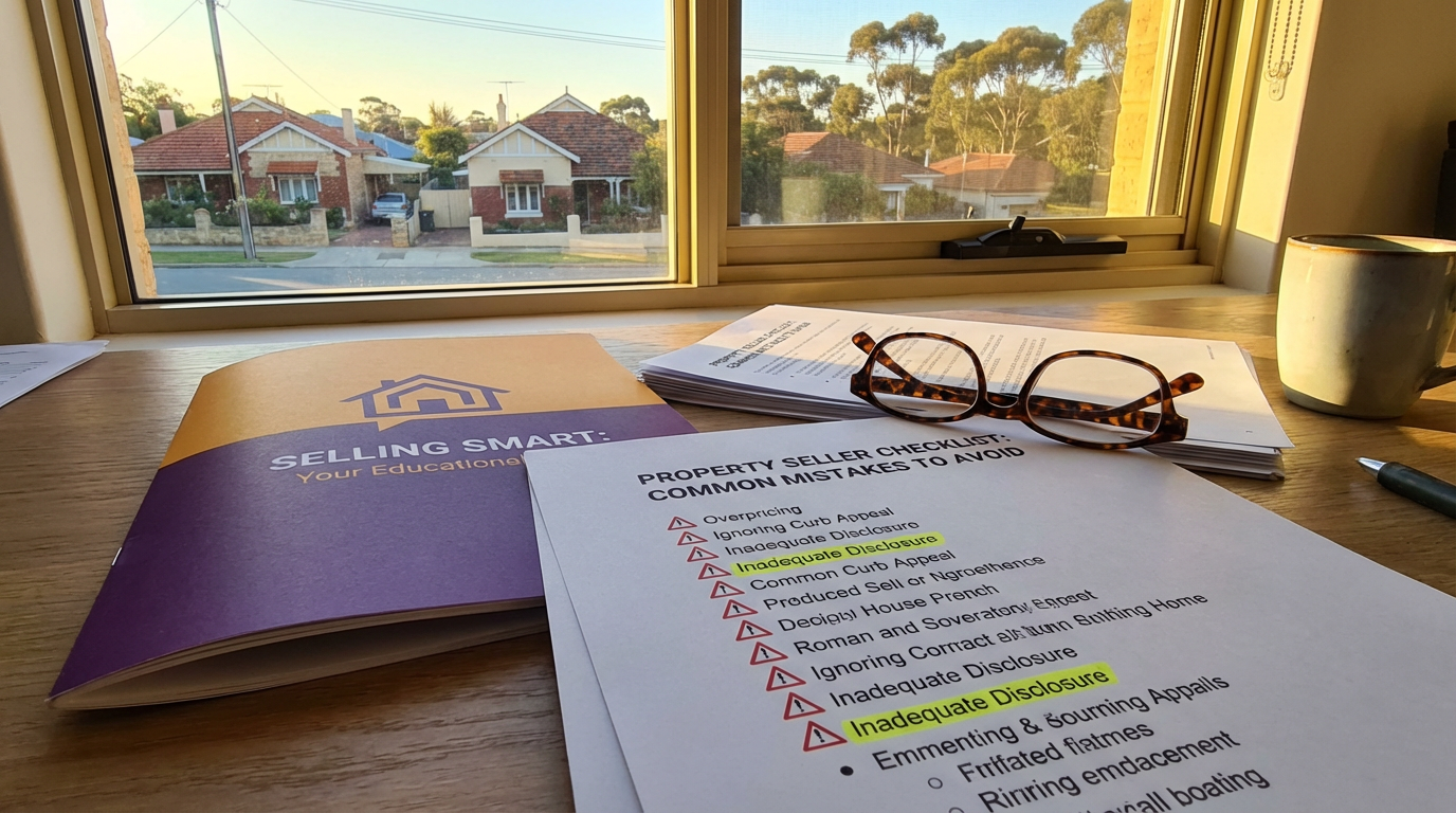 Property sale checklist showing common mistakes to avoid